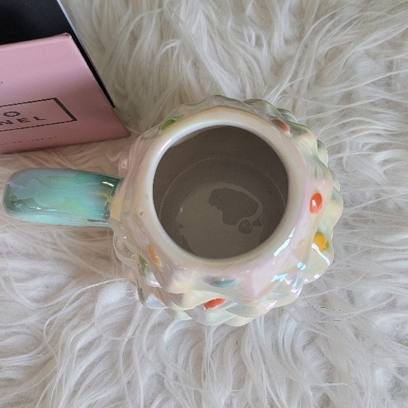 π NWT Iridescent White and Mint Green Tree Coffee Mug π - Picture 6 of 6